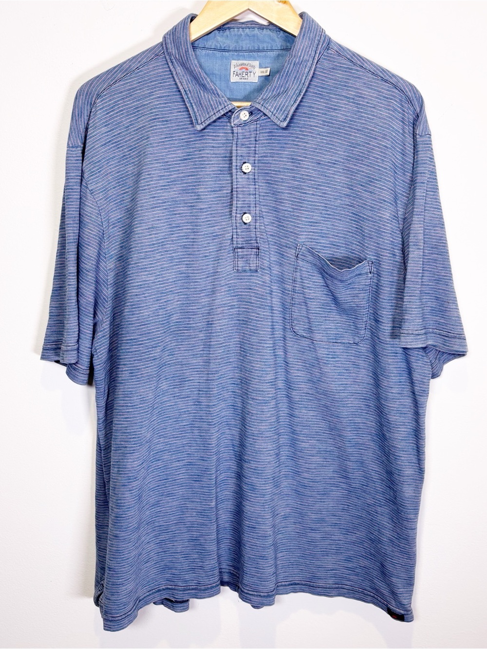 Faherty Cotton Polo Shirt